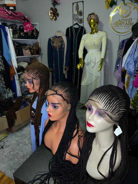 All back wig